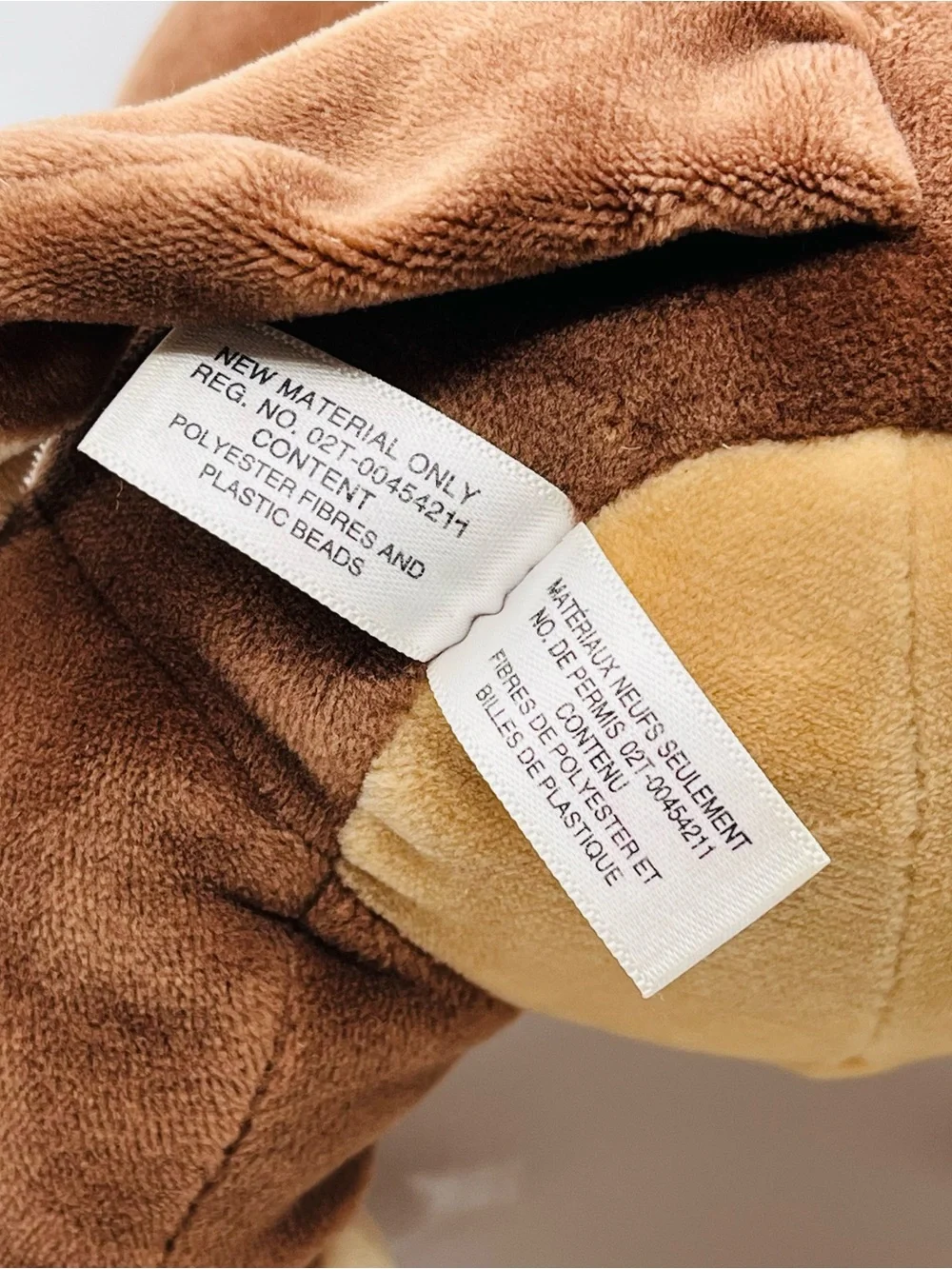 Ty Pluffies Banana the Monkey Chimp Stuffed Animal Plush NO HANG TAG